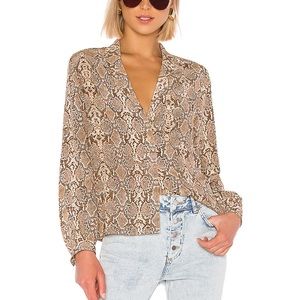 Anine Bing Lilah Silk Shirt